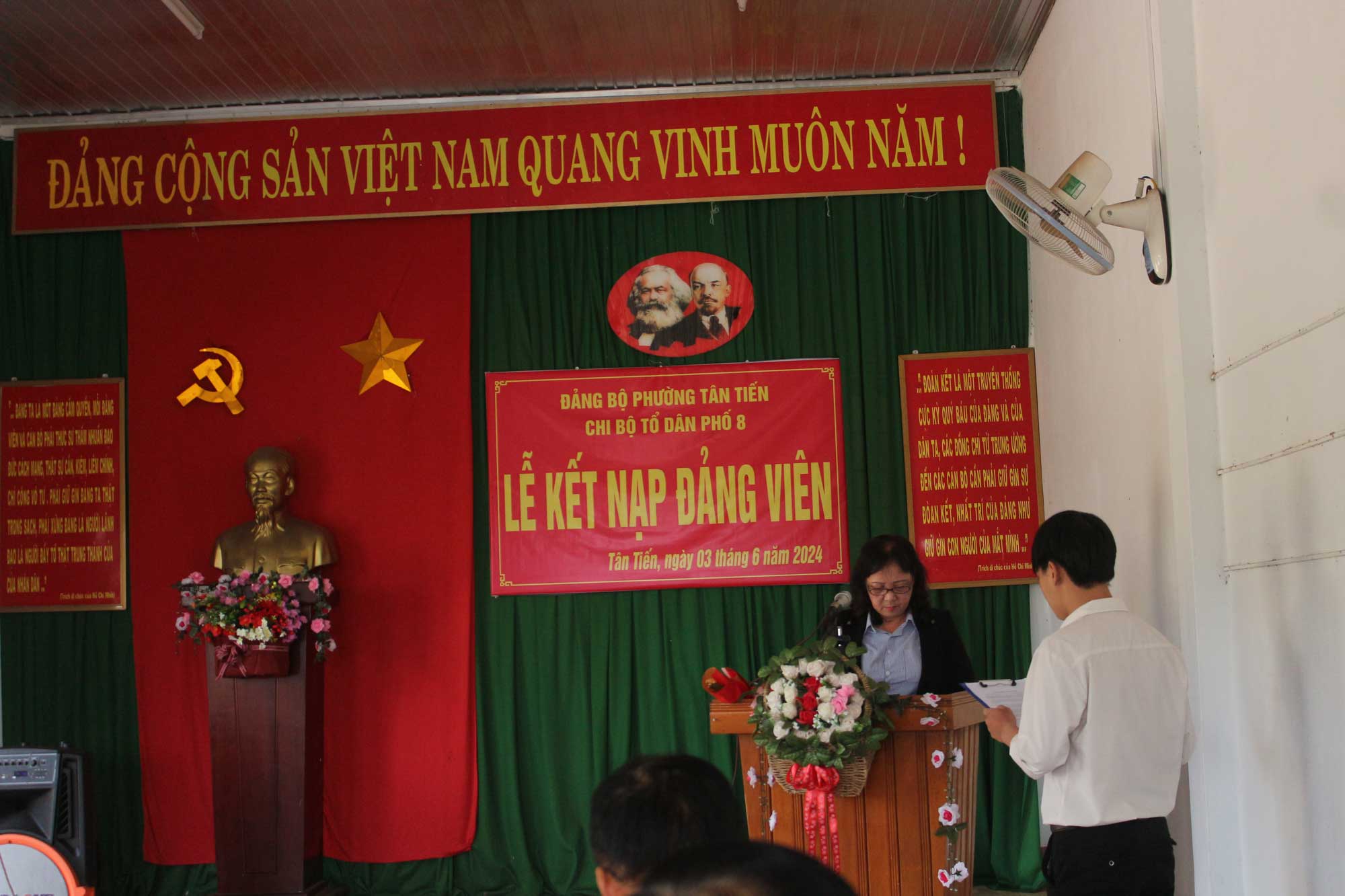 5.4. KẾT NẠP ĐẢNG VIÊN TDP8